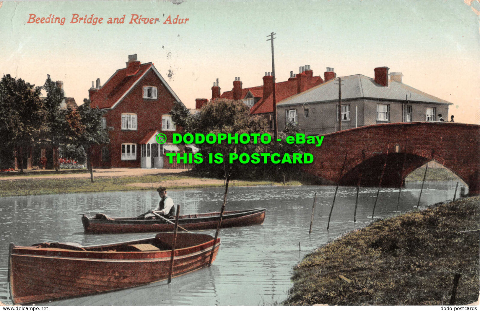 R549998 Beeding Bridge And River Adur. Pictorial Centre. The Brighton Palace Ser - World