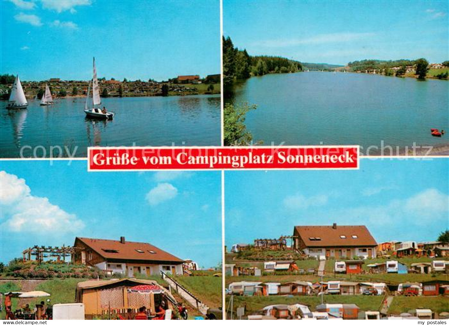 73724391 Haselbach Ellenberg Campingplatz Sonneneck Seepartie Haselbach Ellenber - Other & Unclassified