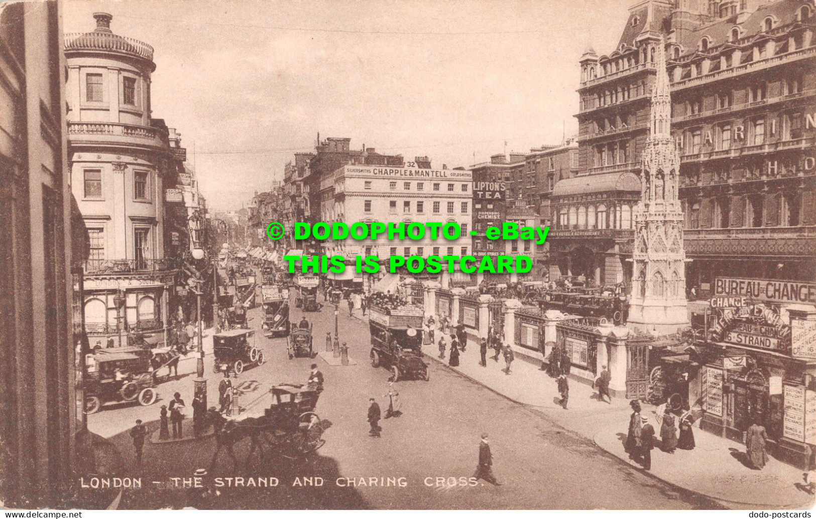 R550012 London. Strand And Charing Cross. London Stereoscopic Companys LESCO Ser - Sonstige & Ohne Zuordnung
