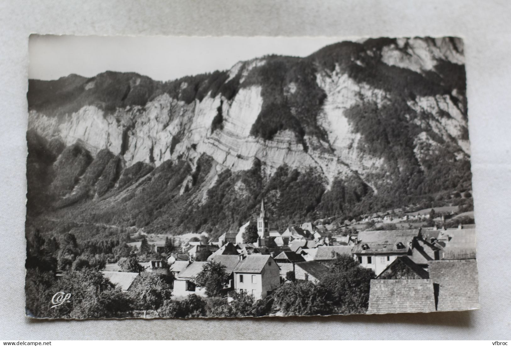 Cpsm, Bourg D'Oisans, Vue Sur La Ville Et Massif De Prégentil, Isère 38 - Bourg-d'Oisans