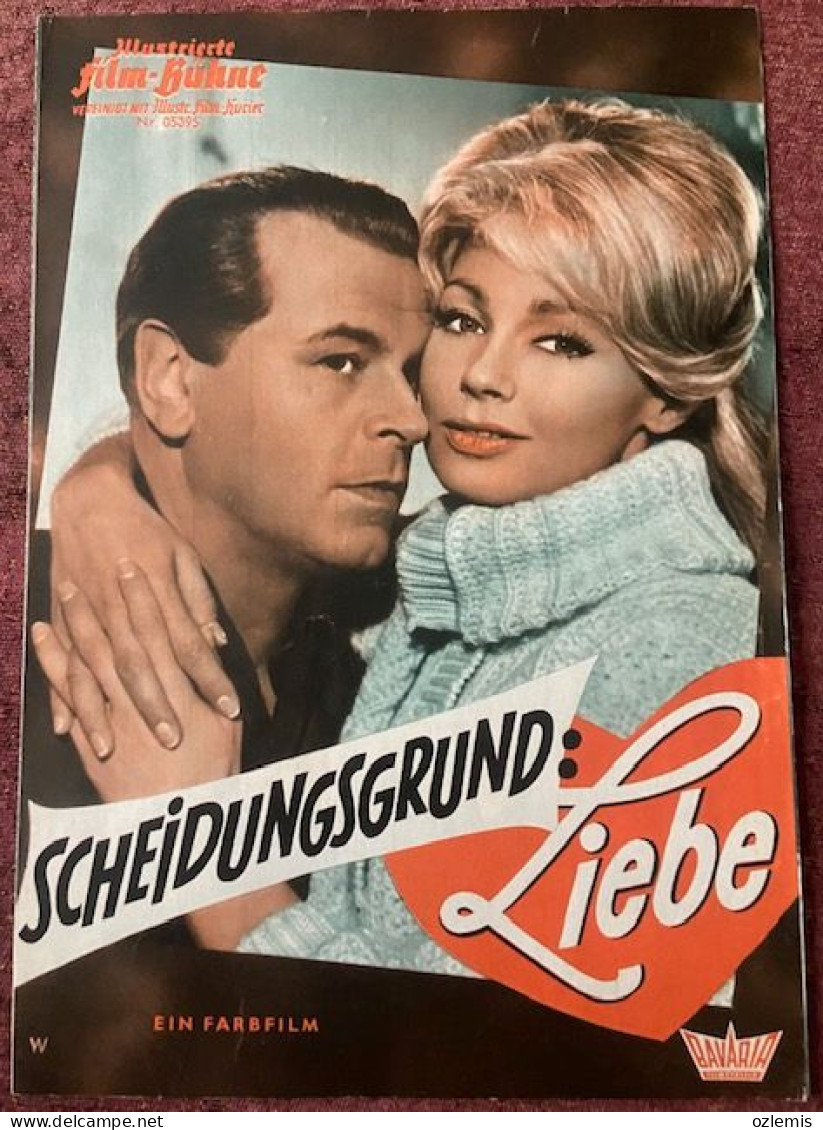 SCHEIDUNGSGRUND LIEBE ,ILLUSTRIERTE ,FILM - KUHNE ,CINEMA,MOVIE ,MAGAZINE - Bioscoop En Televisie