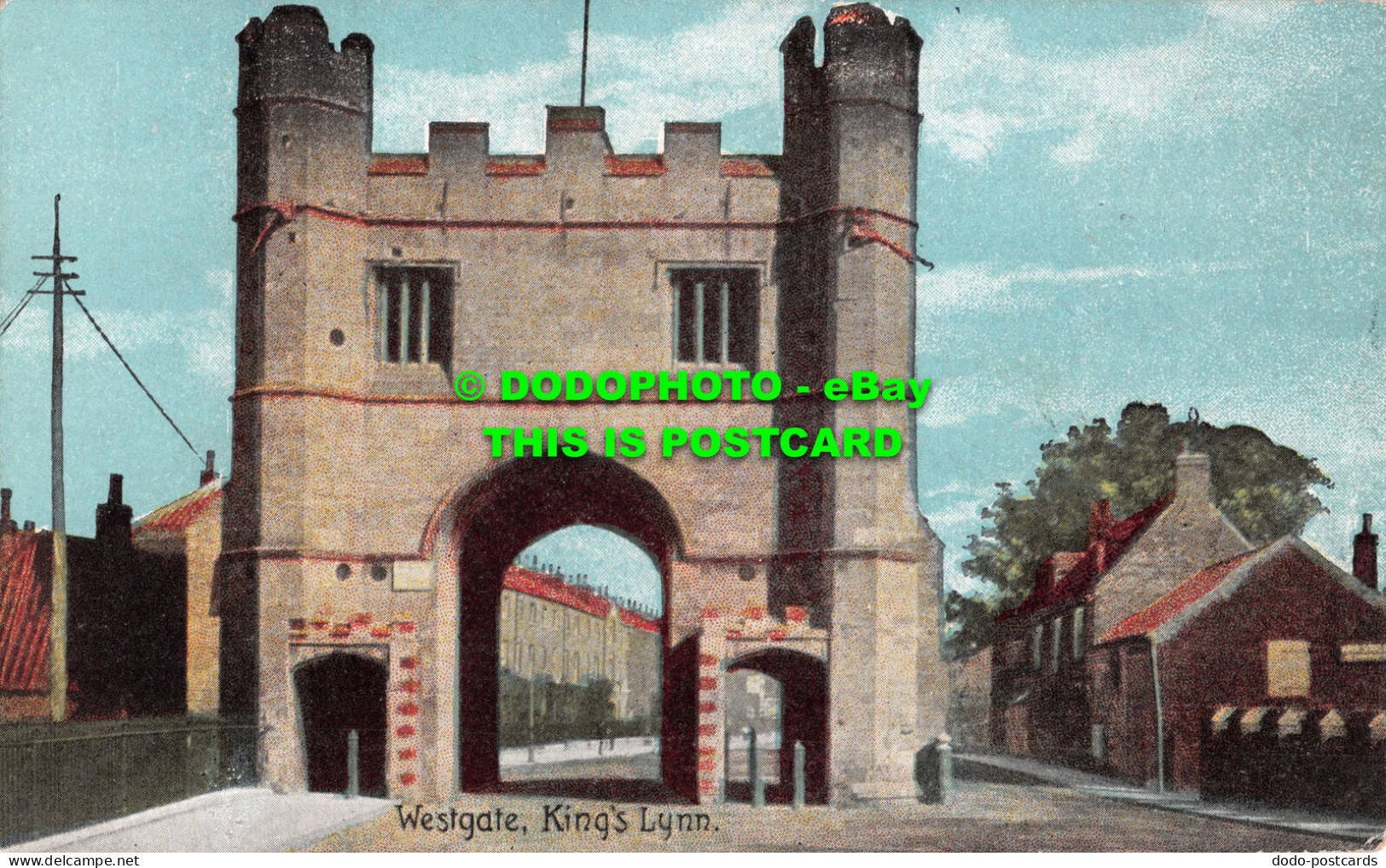 R550031 Westgate. Kings Lynn. Fine Art Post Cards. Shureys Publications - World