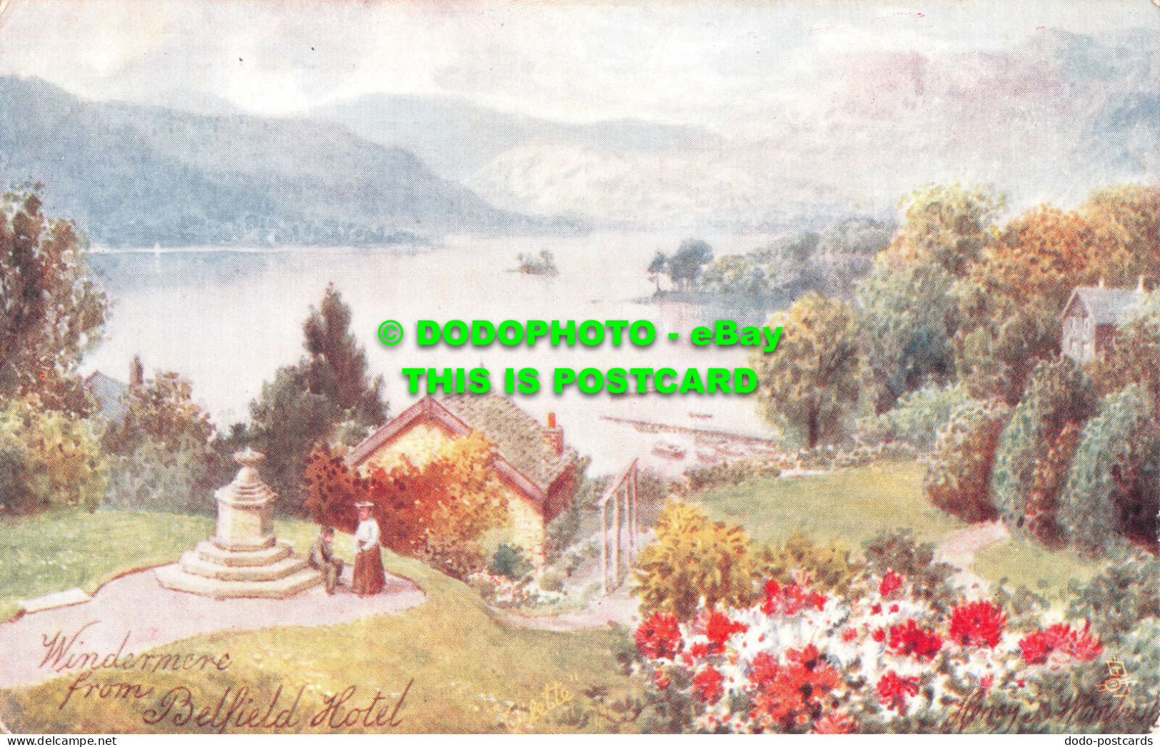 R550046 Windermere From Belfield Hotel. Picturesque English Lakes. H. B. Wimbush - World