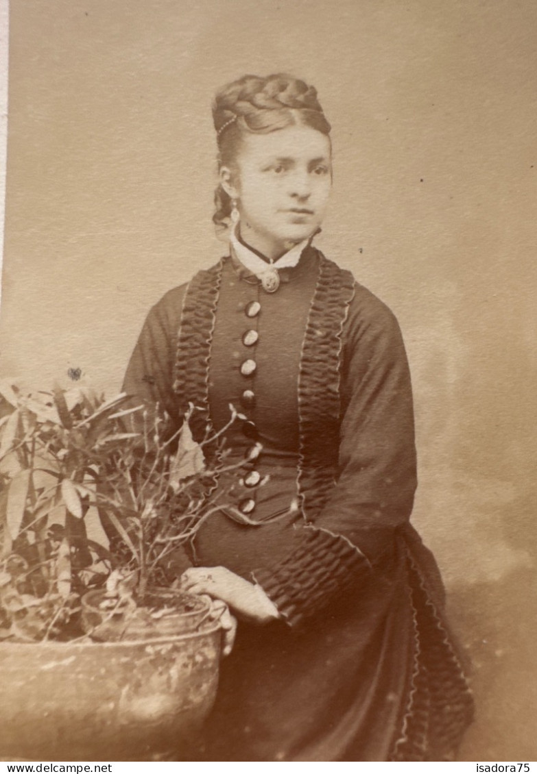 Portrait De Femme CDV ÉMILE BONDONNEAU - Old (before 1900)