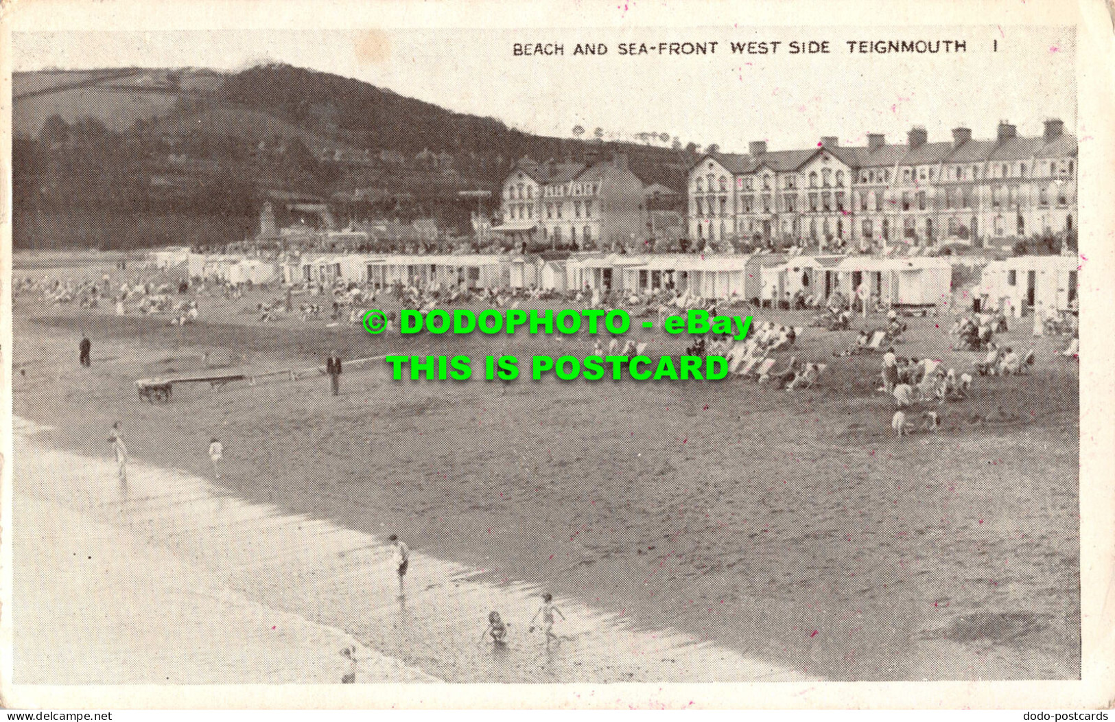 R550053 Beach And Sea Front West Side. Teignmouth I. D. Constance - World