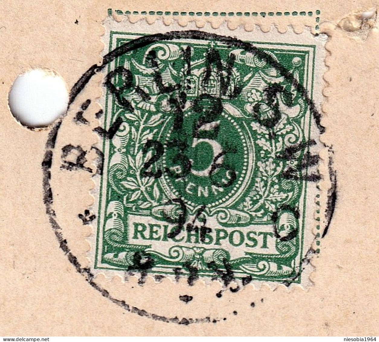 Imperial Germany Reichspost J. Bargou & Sohne. 23.06.1894 Belle-Époque Corespondenz-Karte Berlin - Briefkaarten