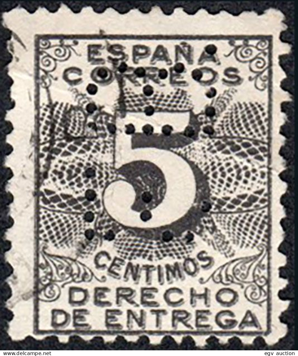 Madrid - Perforado - Edi O 592 - "F.B." (Industria Farmacéutica) - Gebraucht