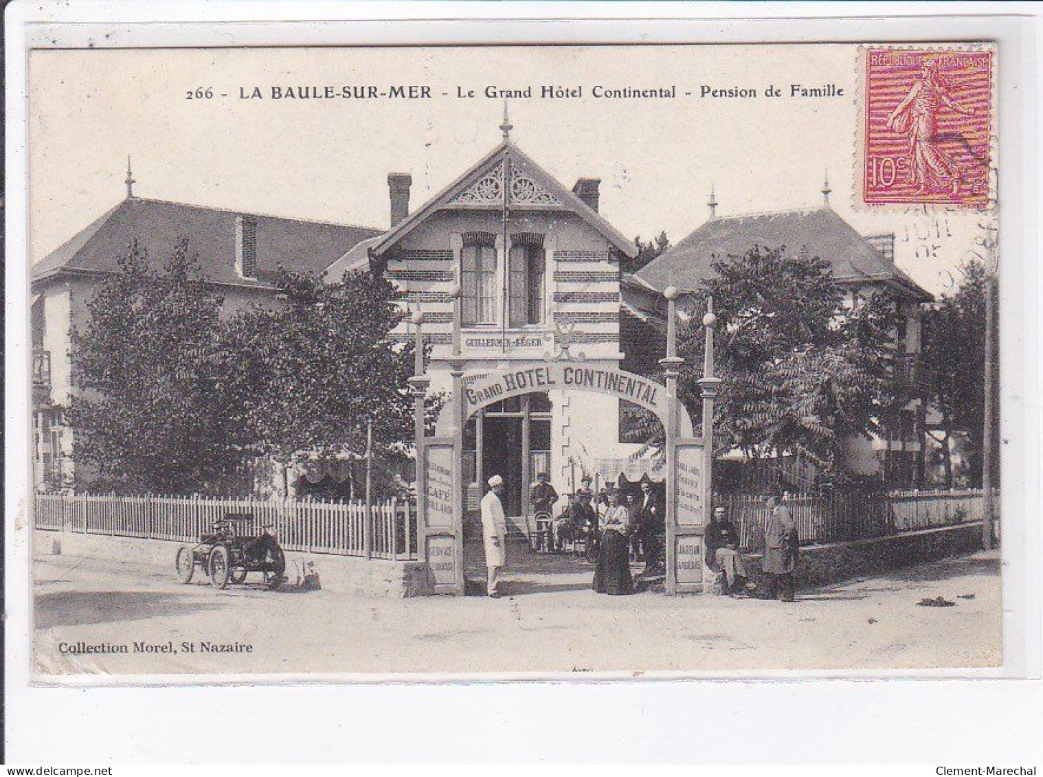 LA BAULE-sur-MER: Le Grand Hôtel Continental, Pension De Famille - état - Autres & Non Classés