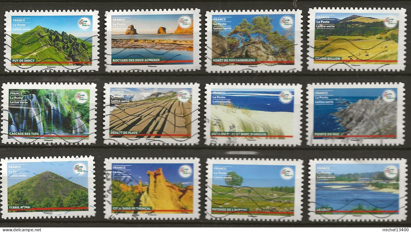 Année 2021 Série Terre De Tourisme - Used Stamps