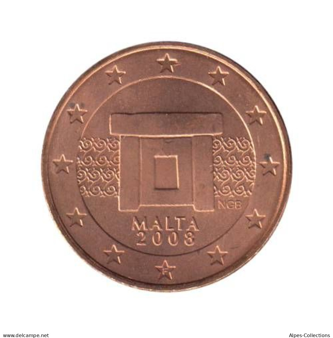 MA00108.1 - MALTE - 1 Cent - 2008 - Malte