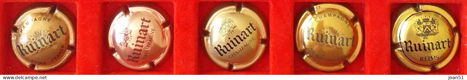 (4) 5 Capsules Ruinart - Ruinart Ruinart