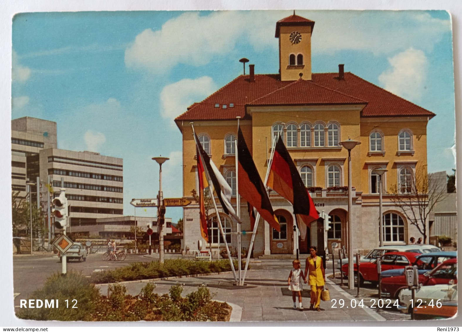 Sindelfingen, Rathausplatz. Mit Sondermarke Und - Sindelfingen