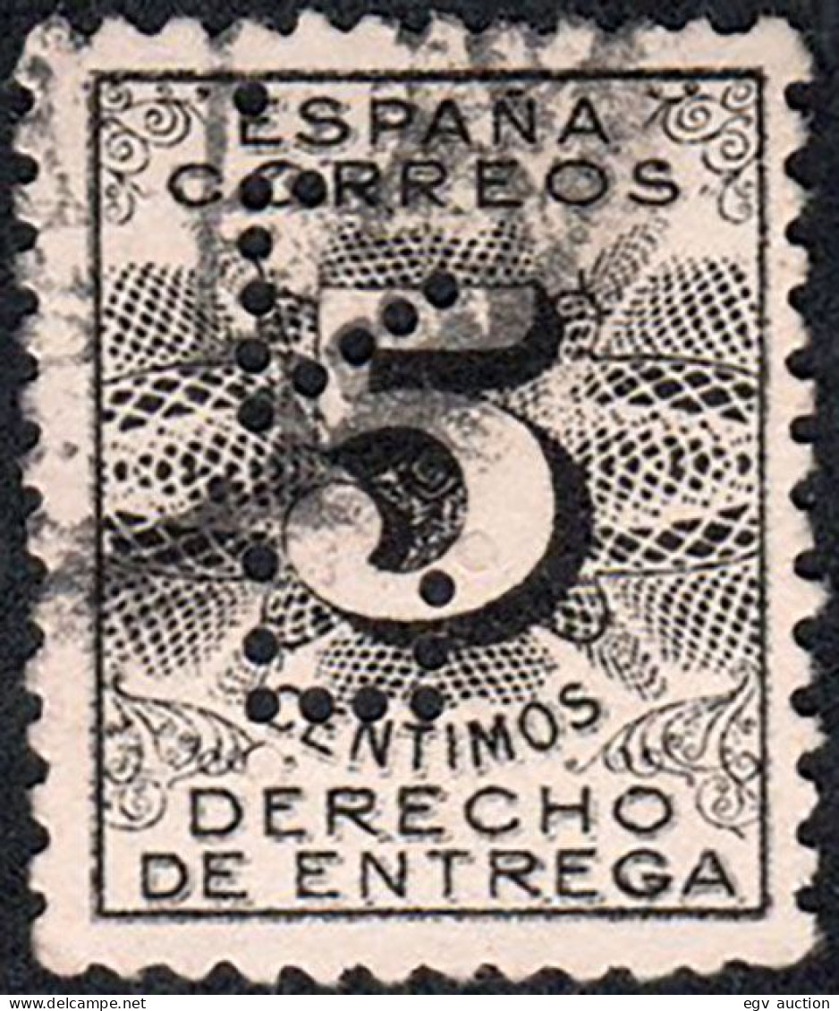 Madrid - Perforado - Edi O 592 - "P.Z." (Aparatos Eléctricos) - Used Stamps