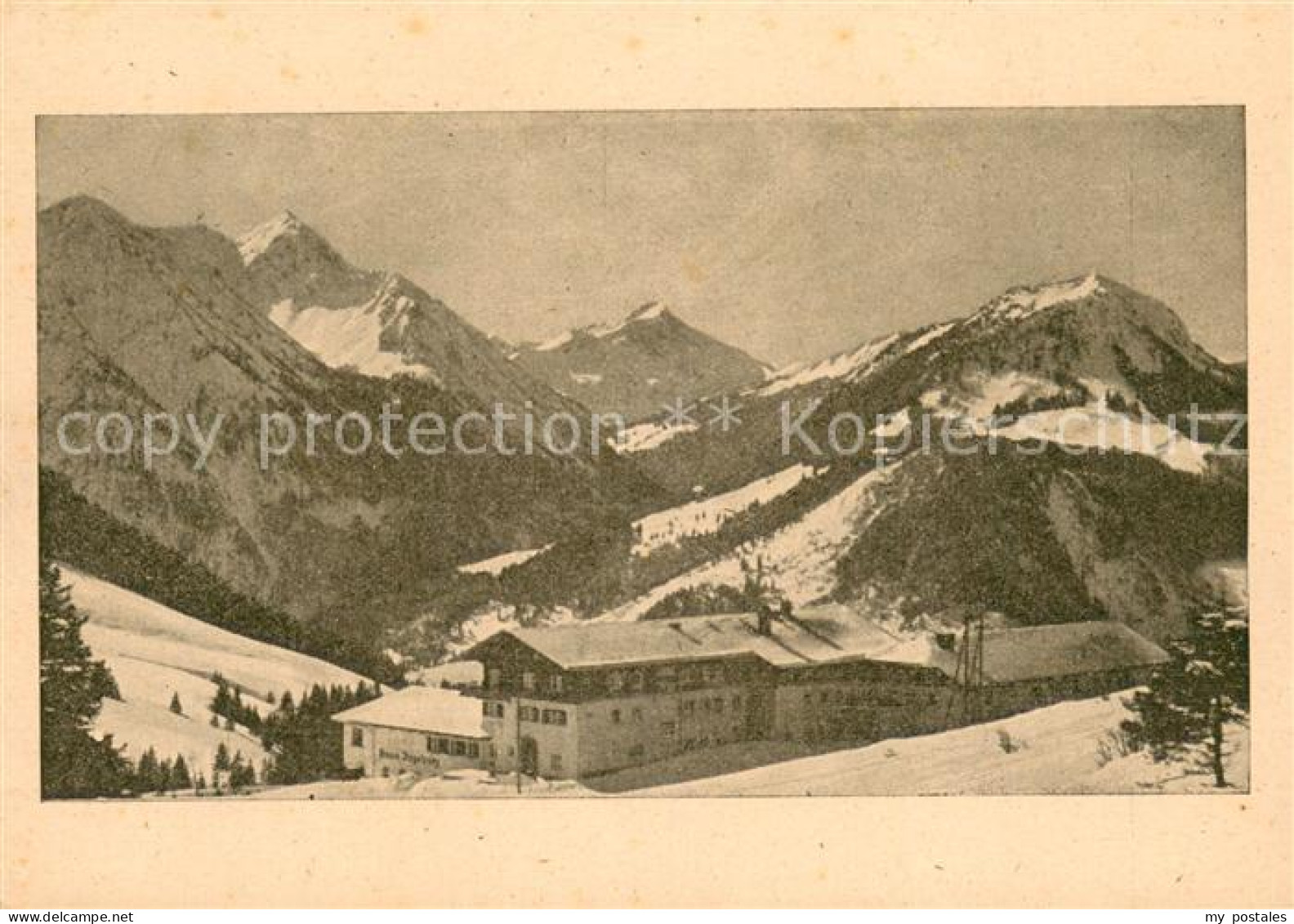 73724310 Oberjoch Haus Ingeburg Winter Schnee Berge Oberjoch - Hindelang