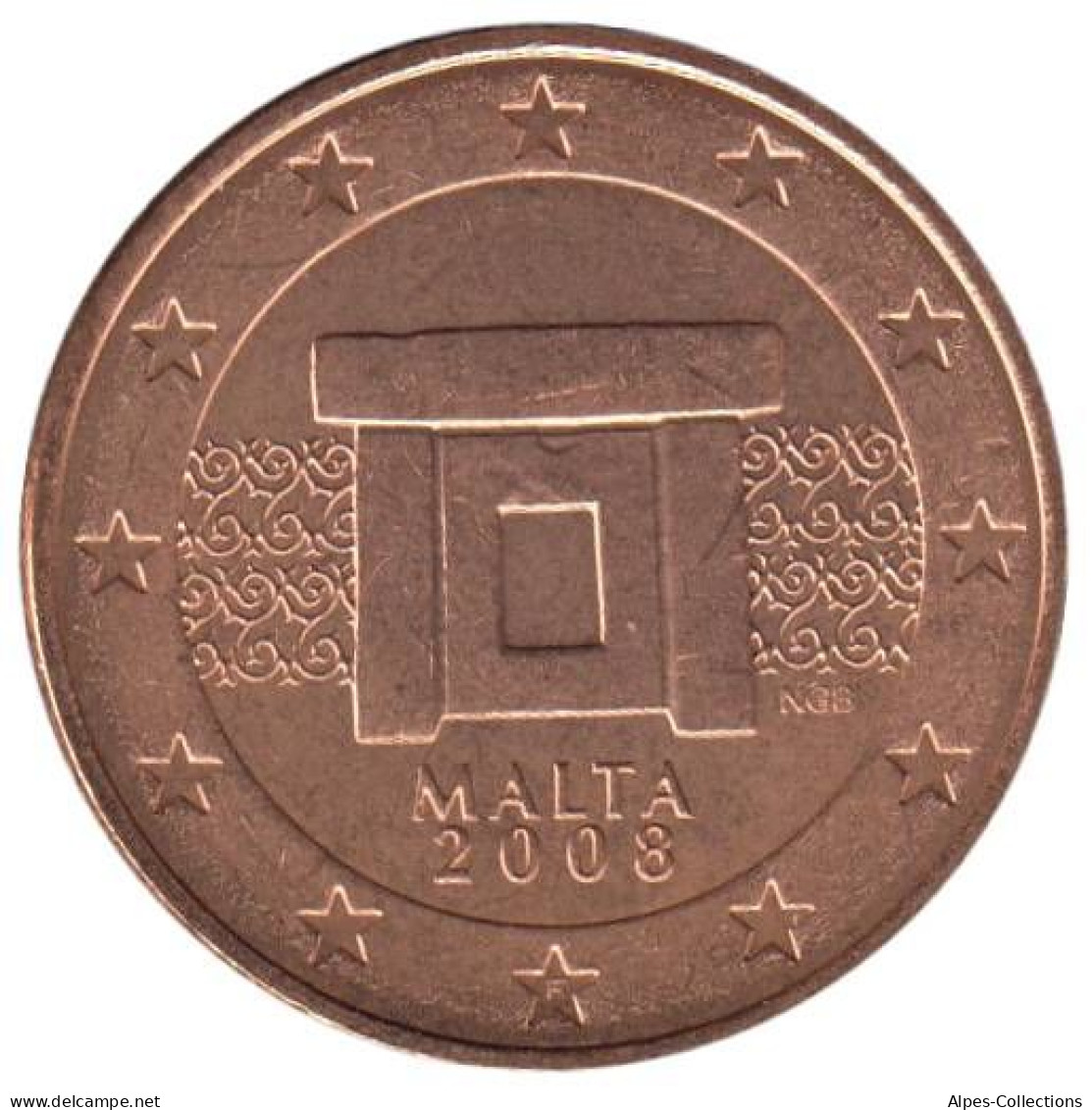 MA00508.1 - MALTE - 5 Cents - 2008 - Malte