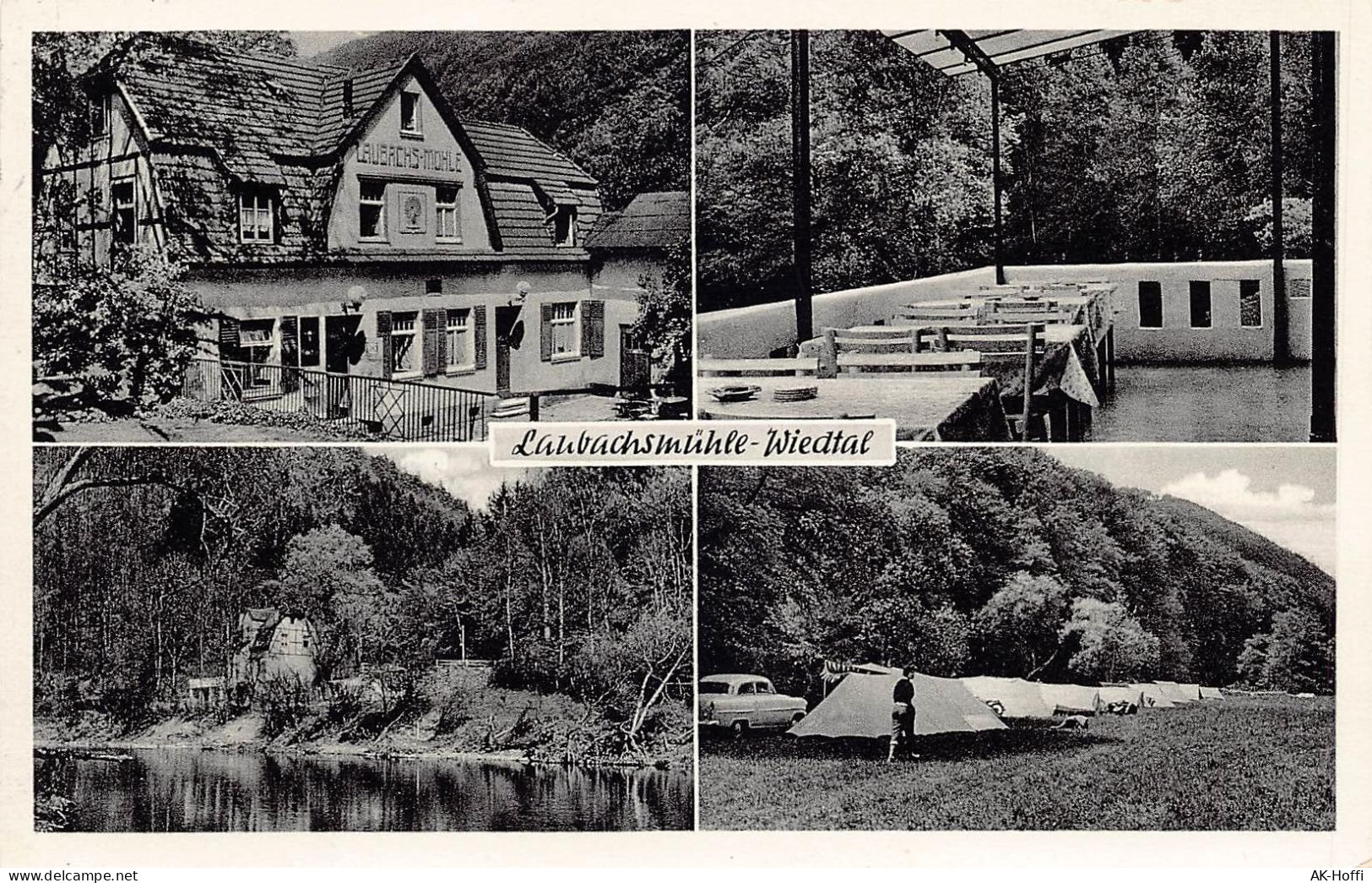 Laubachsmühle-Wiedtal - Neuwied (Rhein), Gelaufen 1957 - Neuwied