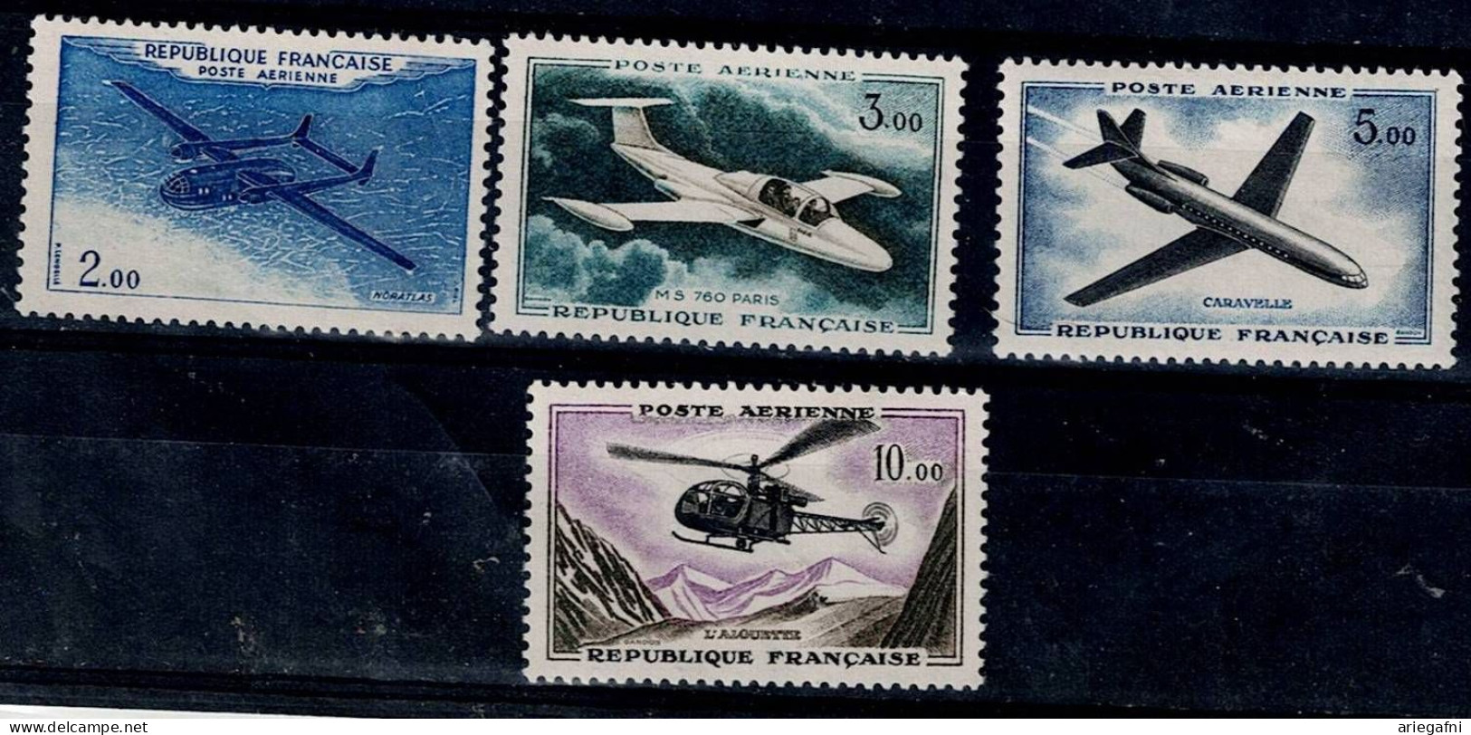 FRANCE 1960 AIR MAIL YV 38-41 MNH VF!! - Neufs