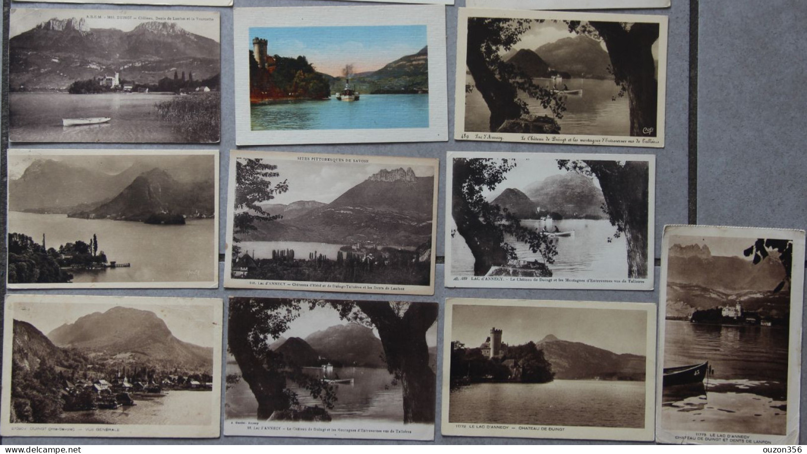 DUINGT Lac D'Annecy (Haute-Savoie), Lot De 19 CPA Et CPSM - Duingt