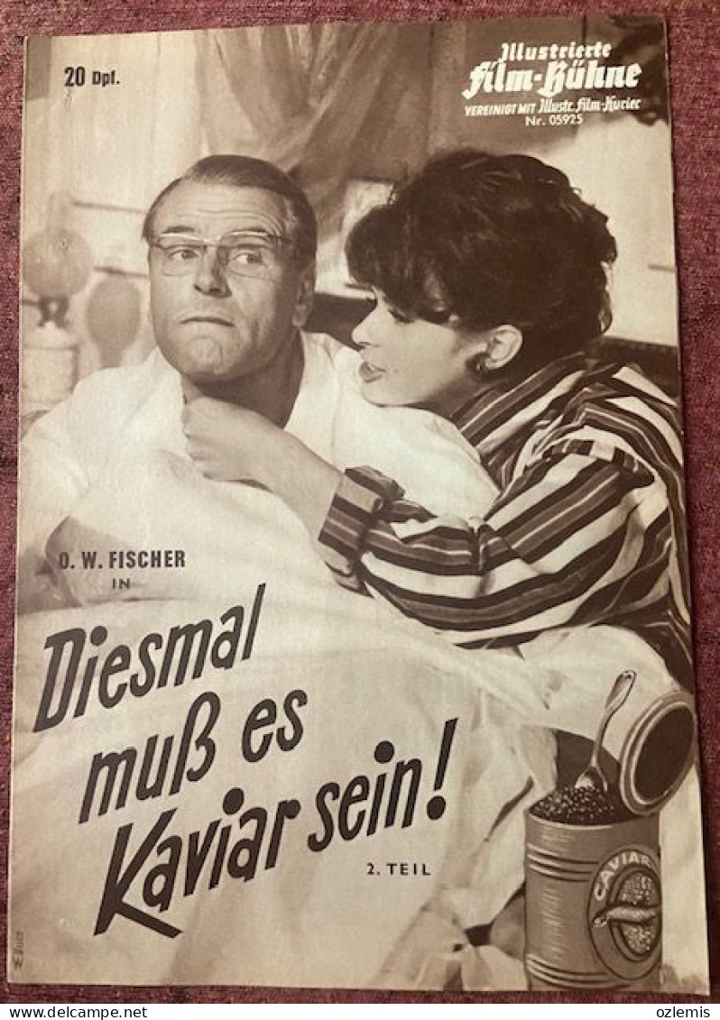 DIESMAL MUSS ES KAVIER SEIN  CARUSO ,ILLUSTRIERTE ,FILM - KUHNE ,CINEMA,MOVIE ,MAGAZINE - Cine & Televisión