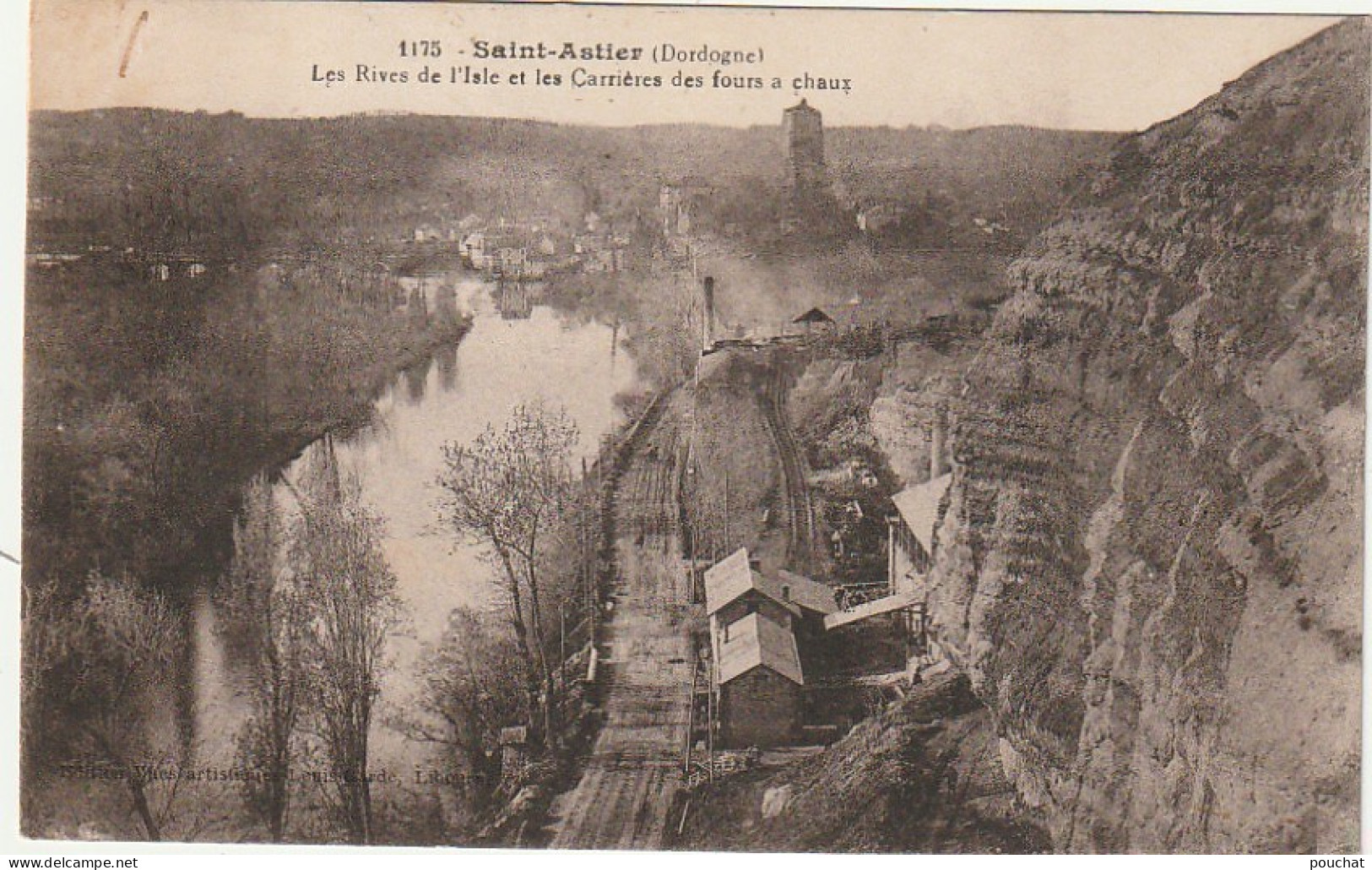 QU 3-(24) SAINT ASTIER - LES RIVES DE L' ISLE ET LES CARRIERES DES FOURS A CHAUX - 2 SCANS - Autres & Non Classés