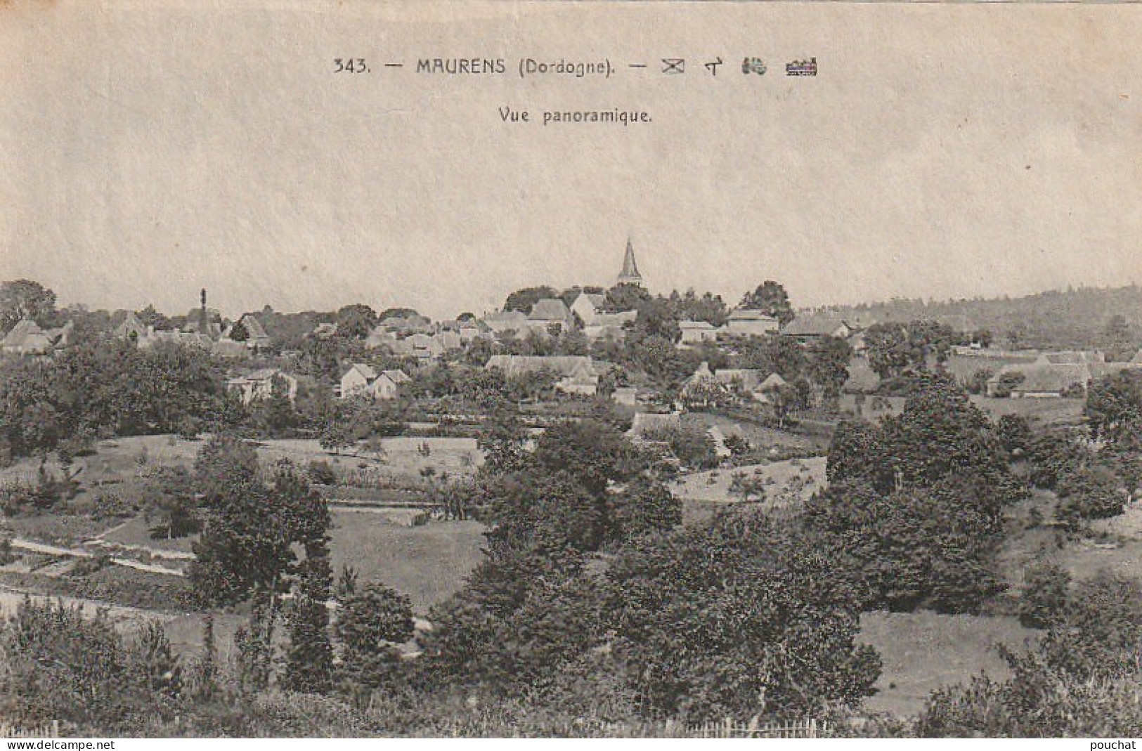 QU 3-(24) MAURENS - VUE PANORAMIQUE - 2 SCANS - Autres & Non Classés