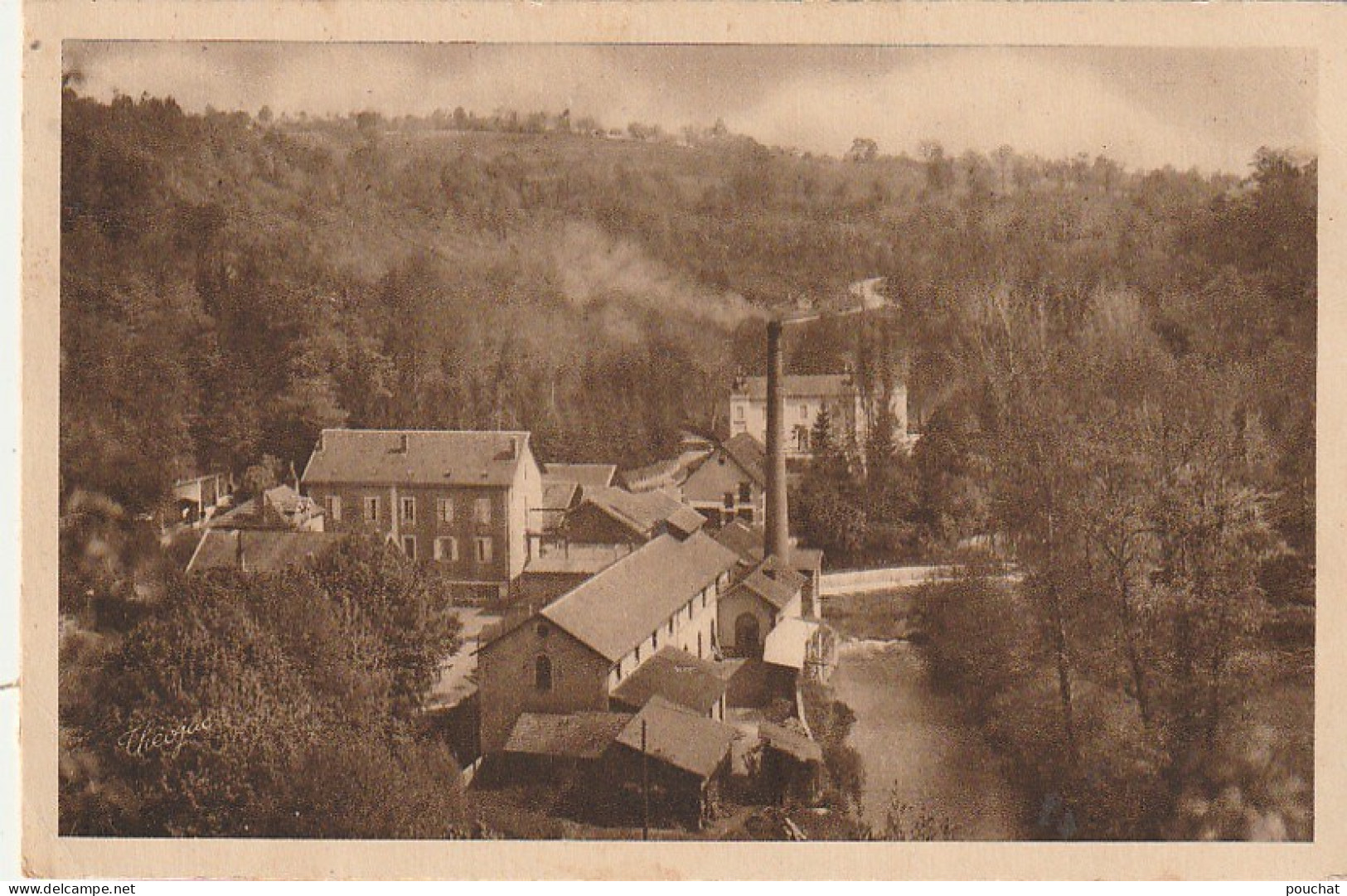 QU 3-(24) ENVIRONS DE THIVIERS - PAPETERIES DES CASTILLOUX ET ROUTE DE JUMILHAC - 2 SCANS - Thiviers