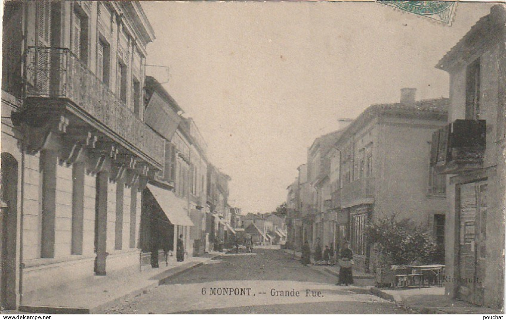 QU 3-(24) MONPONT - GRANDE RUE - VILLAGEOIS - 2 SCANS - Autres & Non Classés