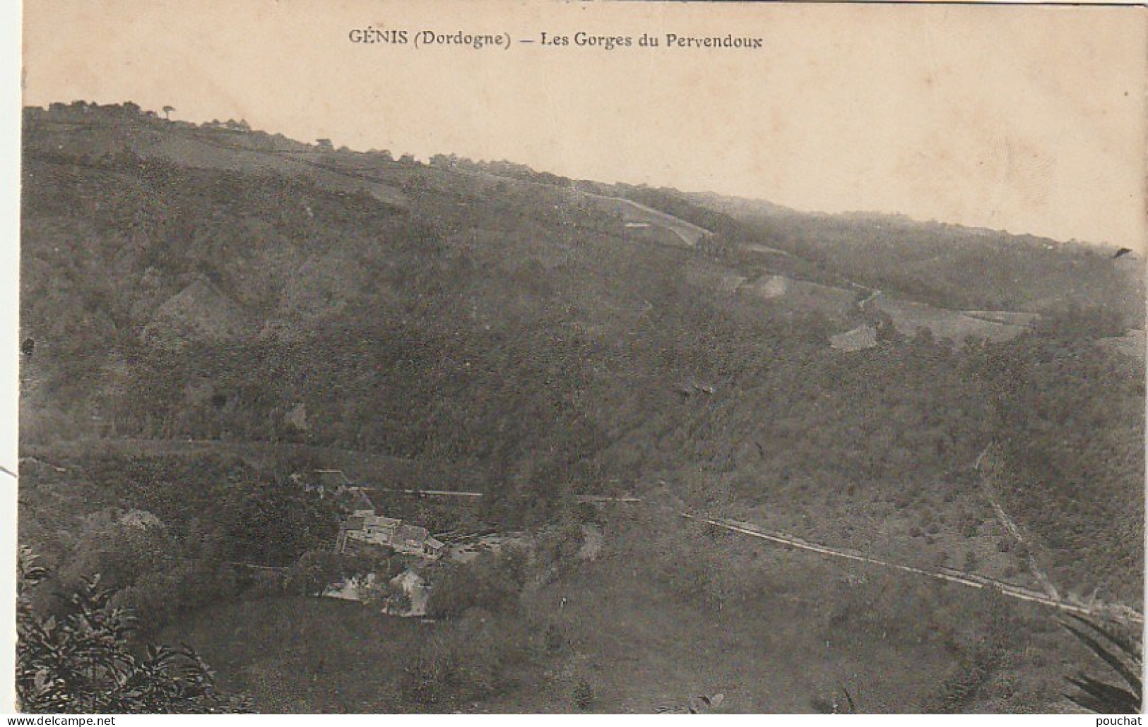 QU 3-(24) GENIS - LES GORGES DU PERVENDOUX - 2 SCANS - Autres & Non Classés