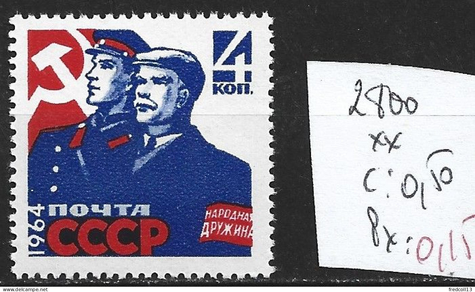 RUSSIE 2800 ** Côte 0.50 € - Unused Stamps