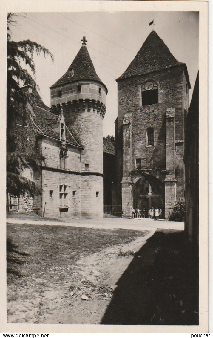 QU 4-(24) SAINT GENIES - LE CHATEAU ET L' EGLISE - 2 SCANS - Autres & Non Classés