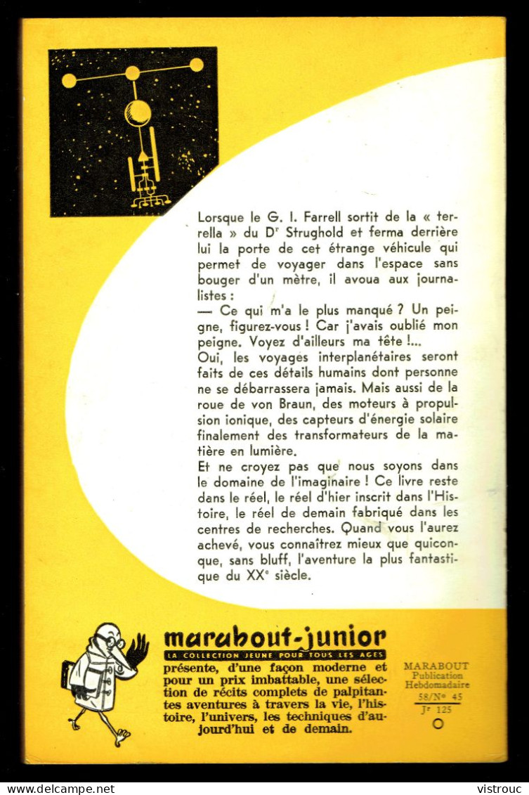 "Demain L'espace", De Wim DANNAU - MJ N° 125 - Récit - 1958. - Marabout Junior