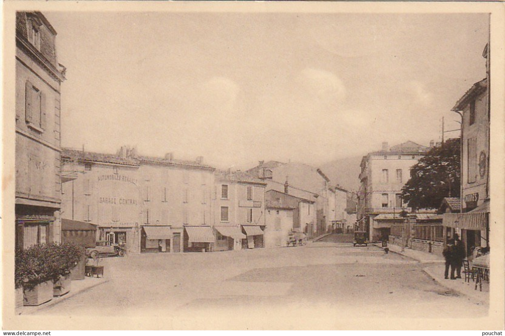 QU 6-(26) DIEULEFIT - PLACE CHATEAURAS - GARAGE - COMMERCES - 2 SCANS  - Dieulefit