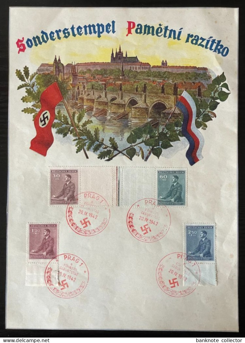 Deutschland, Germany - Dekoratives Schmuckblatt - Sonderstempel - 1942 - 1939-45