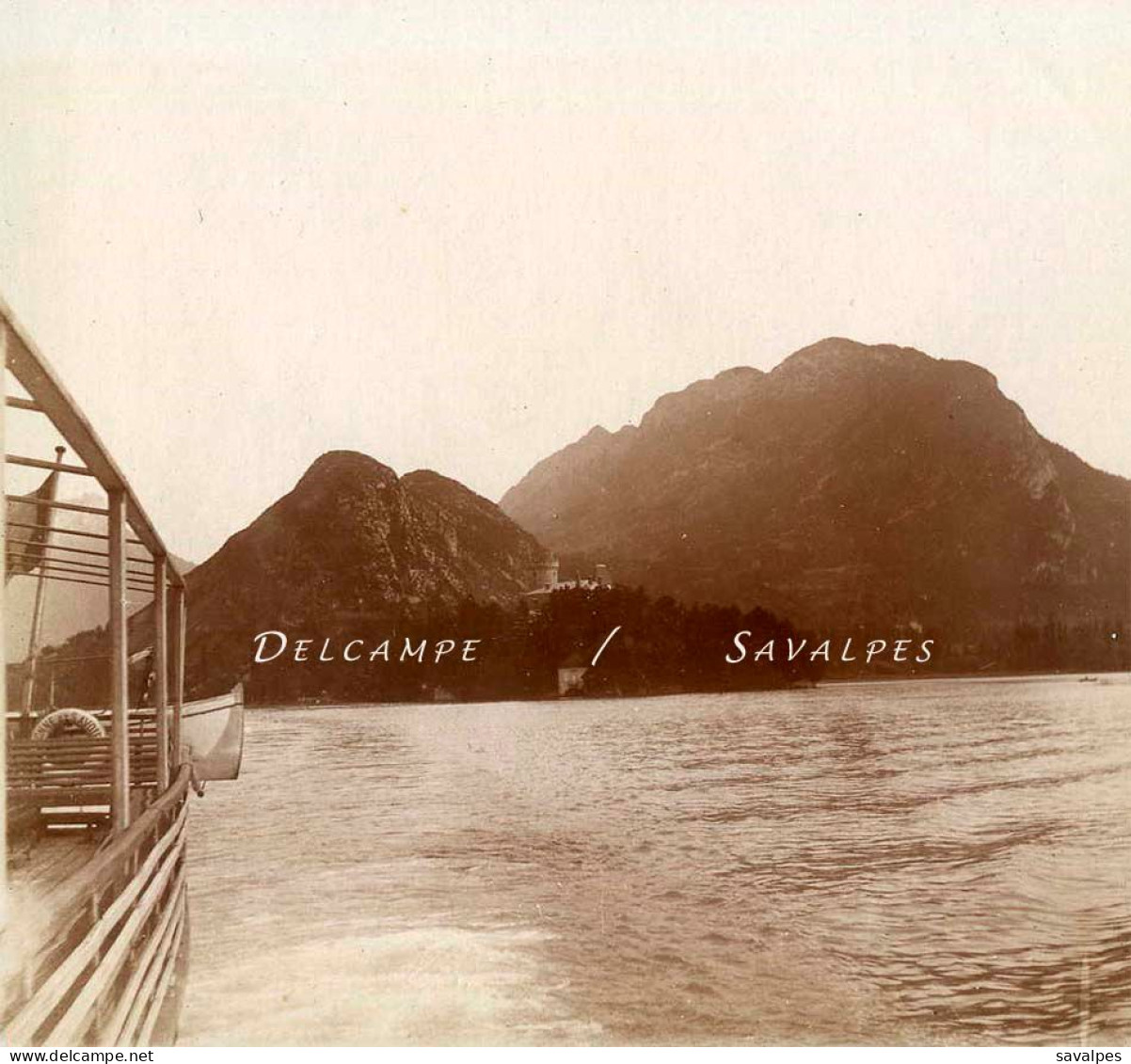 Haute-Savoie 1897 * Lac D’Annecy, Duingt, Bout-du-Lac Doussard  * 2 Photos Originales - Lieux