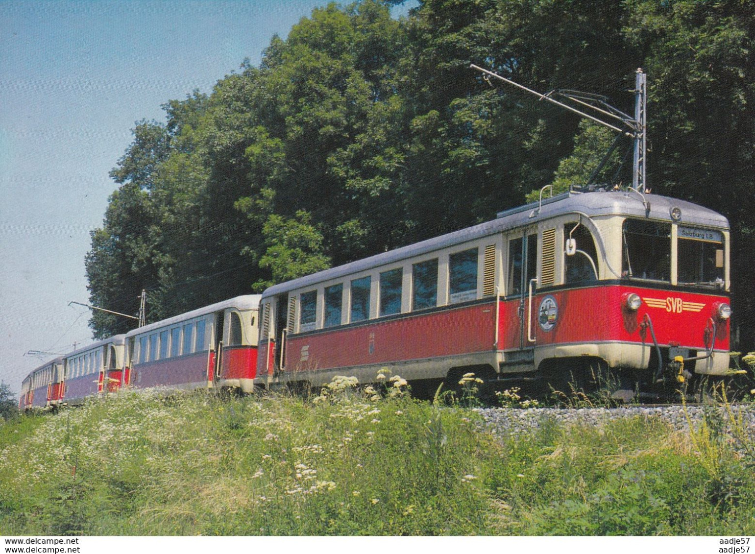 Switserland Suisse Schweiz Grossraumtriebwagen Spec. Canc NAT Salzburg - Trains