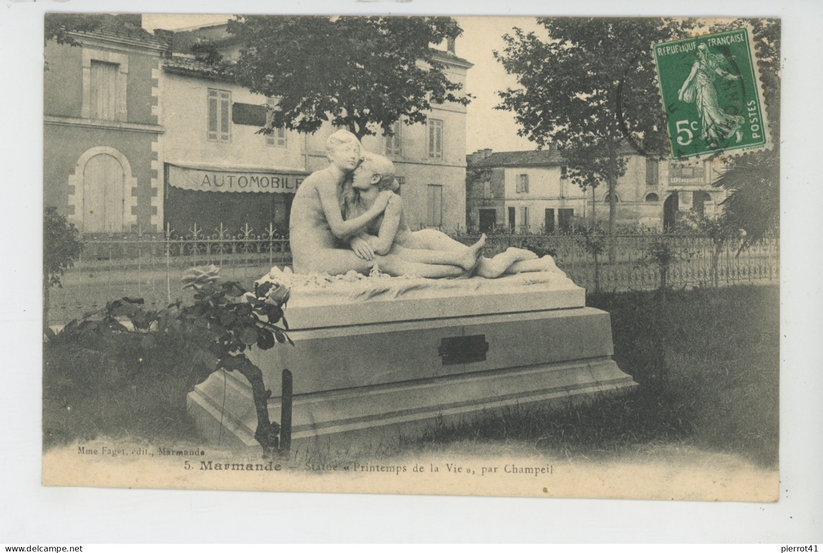 MARMANDE - Statue Du "Printemps De La Vie" , Par Champeil - Marmande