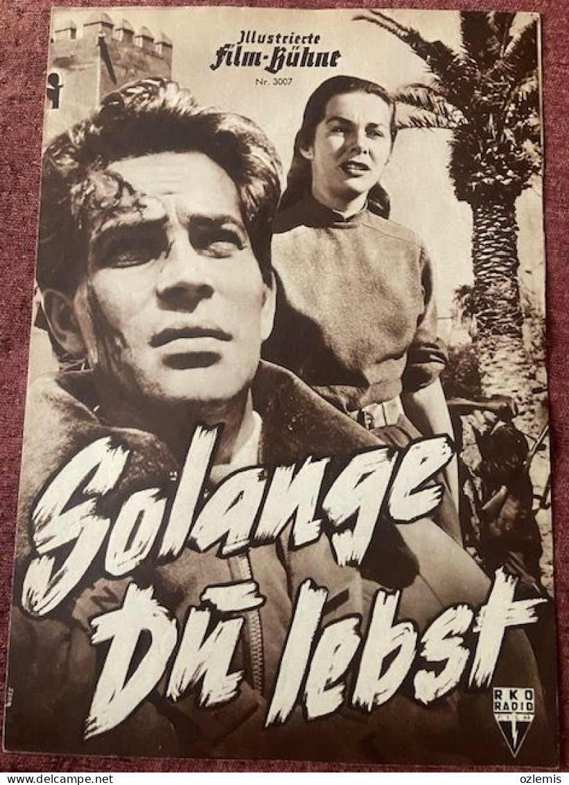 SOLANGE DU LEBST ,ILLUSTRIERTE ,FILM - KUHNE ,CINEMA,MOVIE ,MAGAZINE - Cinéma & Télévision