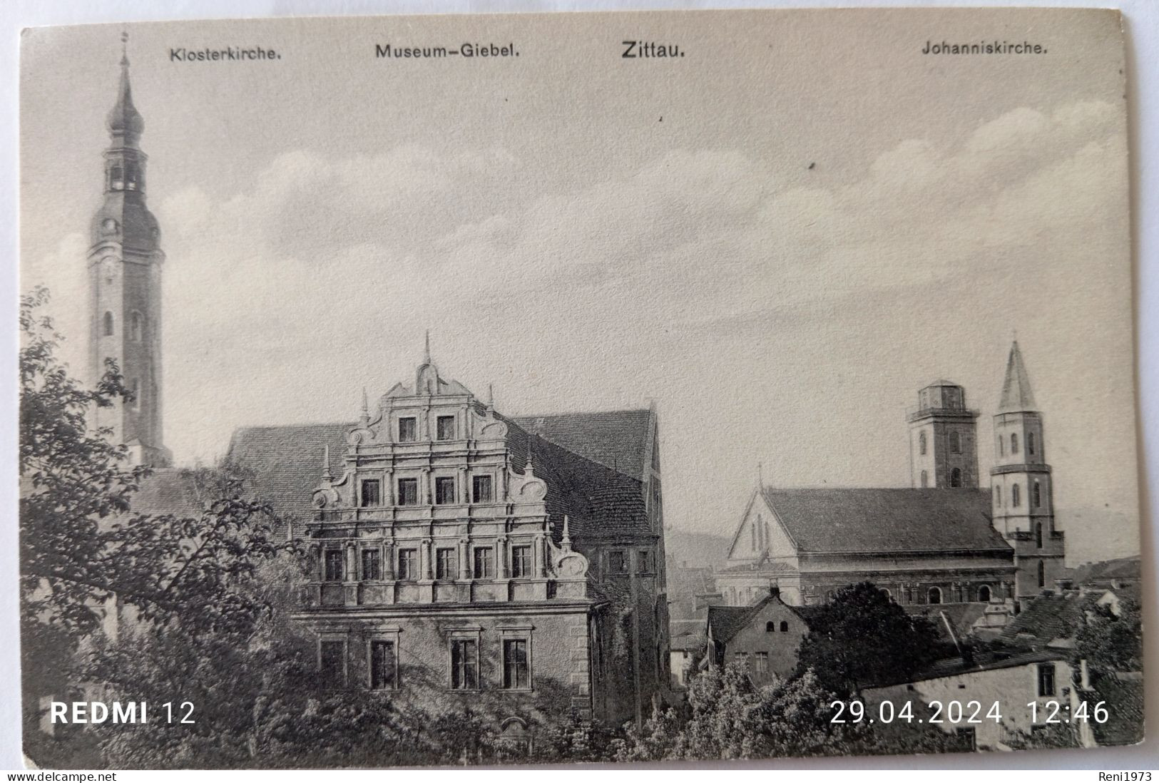 Zittau, Klosterkirche, Museum-Giebel, Johanniskirche, Ca. 1930 - Zittau