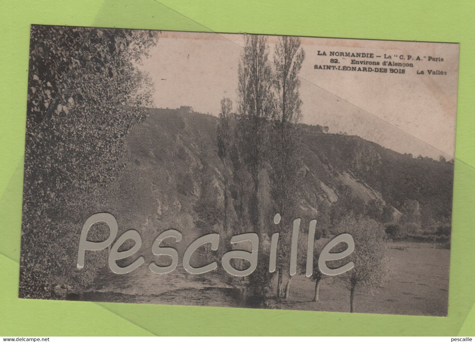 61 ORNE - CP ENVIRONS D'ALENCON - SAINT LEONARD DES BOIS - LA VALLEE - LA  C.P.A. PARIS N° 82 - Alencon