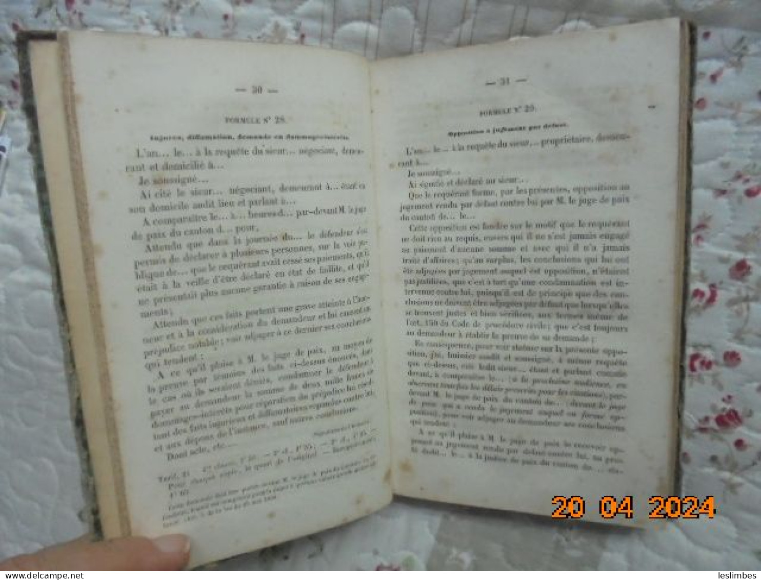 Formulaire Usuel Et Complet De Procédure Civile Et Commerciale Comprenant Tous Les Actes Judiciaires, Extra-Judiciaires - Diritto