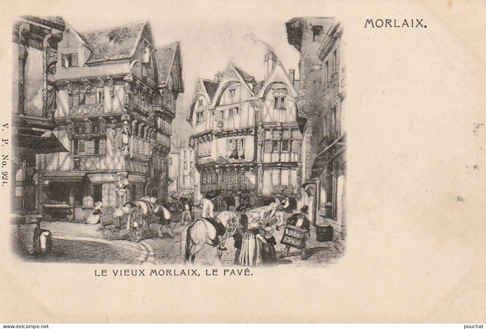 QU 12-(29) LE VIEUX MORLAIX , LE PAVE - ILLUSTRATION  - 2 SCANS - Morlaix