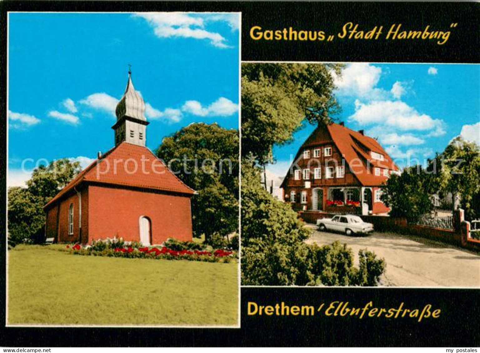 73723911 Drethem Gasthaus Stadt Hamburg Kirche Drethem - Otros & Sin Clasificación