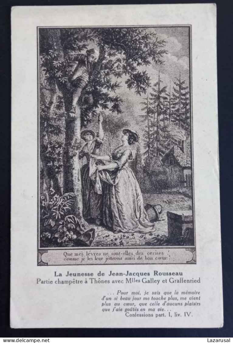 #15   LA JEUNESSE DE JEAN - JACQUES ROUSSEAU - Malerei & Gemälde