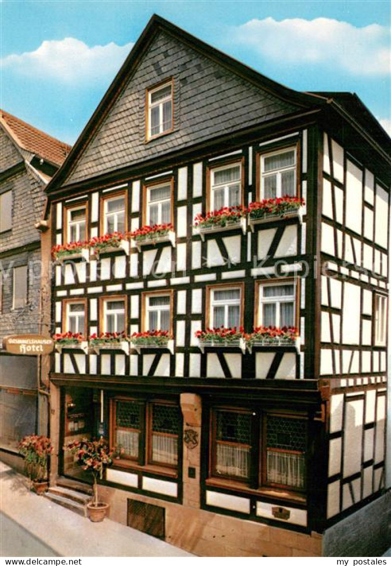 73723903 Gelnhausen Grimmelshausen Hotel Geburtshaus Des Dichters Von Grimmelsha - Gelnhausen