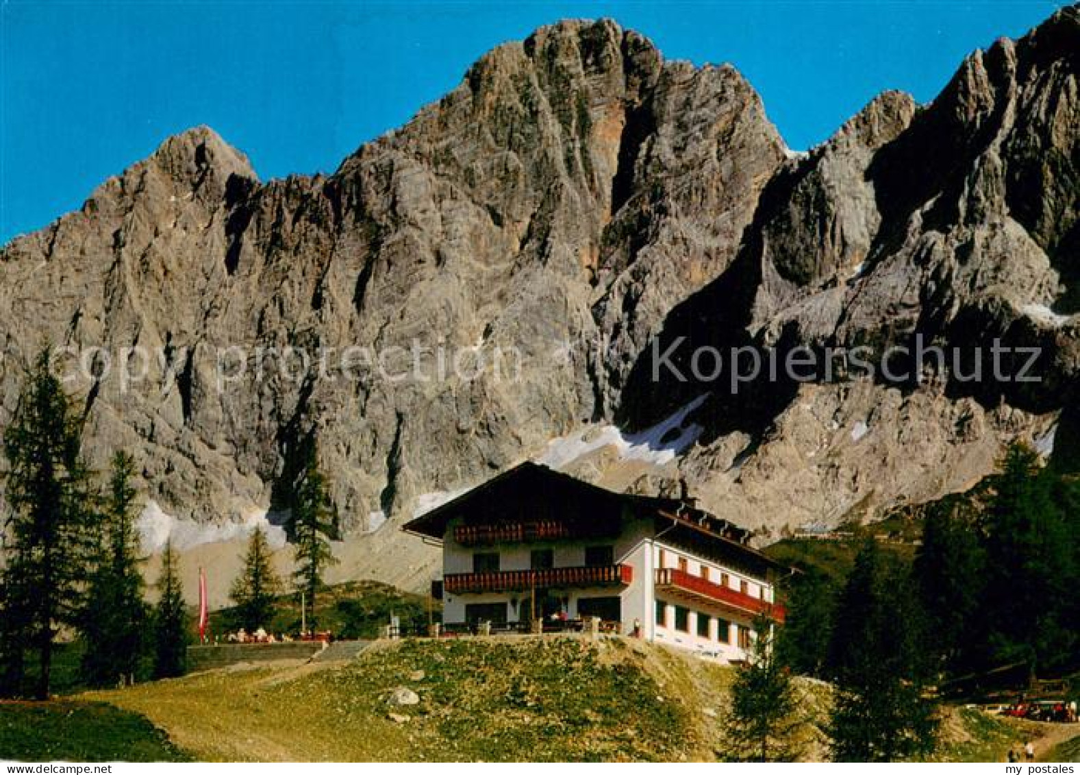 73723899 Ramsau Dachstein Steiermark Berghotel Tuerlwand Gegen Hohen Dachstein R - Other & Unclassified