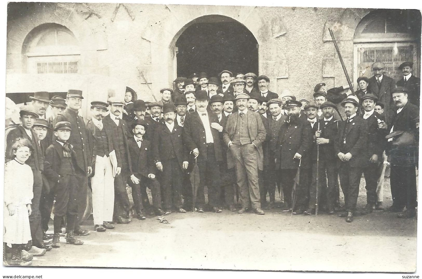 CARTE PHOTO à Localiser - GRAND CONCOURS De PÊCHE - 25 JUIN 1911 - Zu Identifizieren