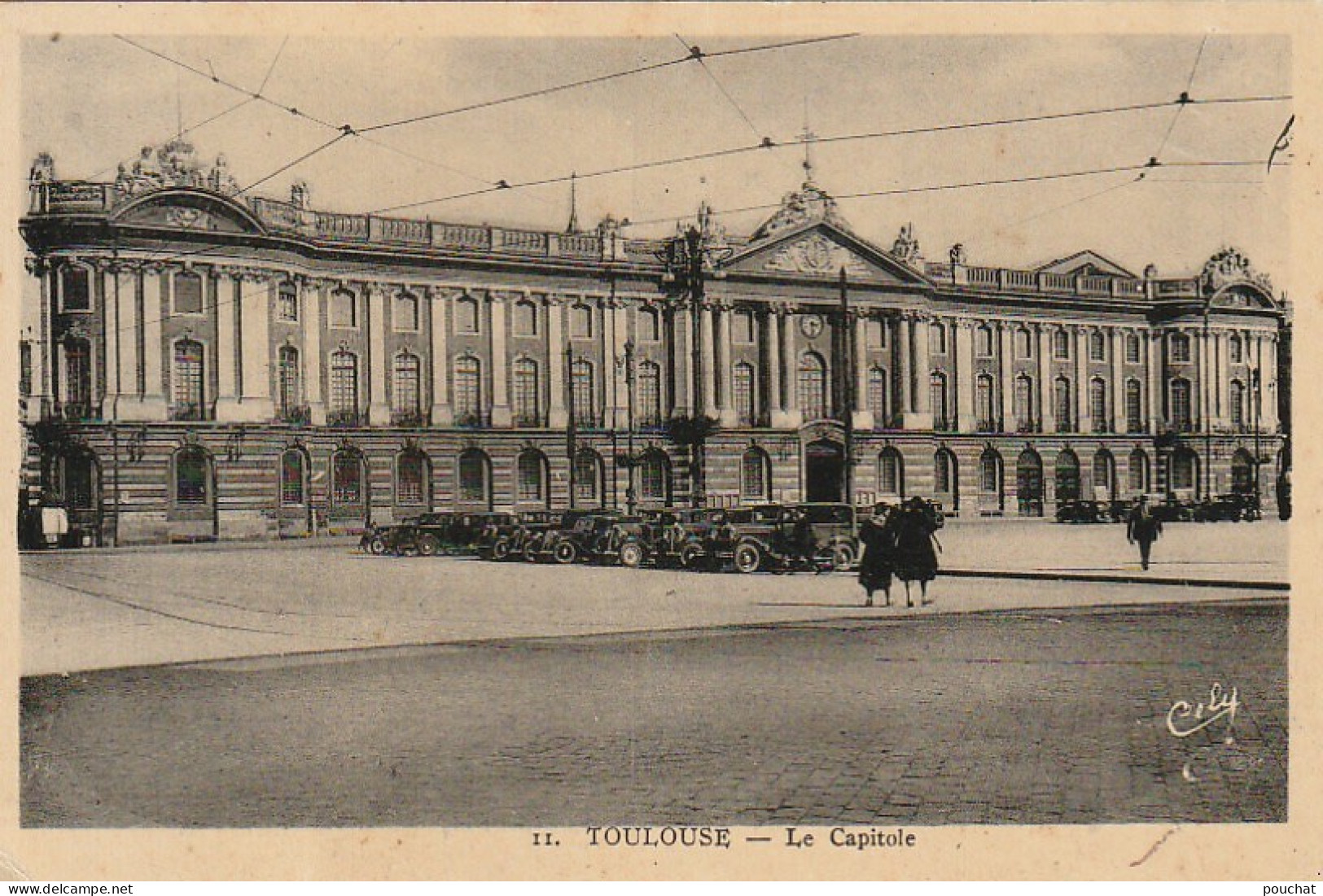 QU 15-(31) TOULOUSE - LE CAPITOLE - AUTOMOBILES ANCIENNES - 2 SCANS - Toulouse