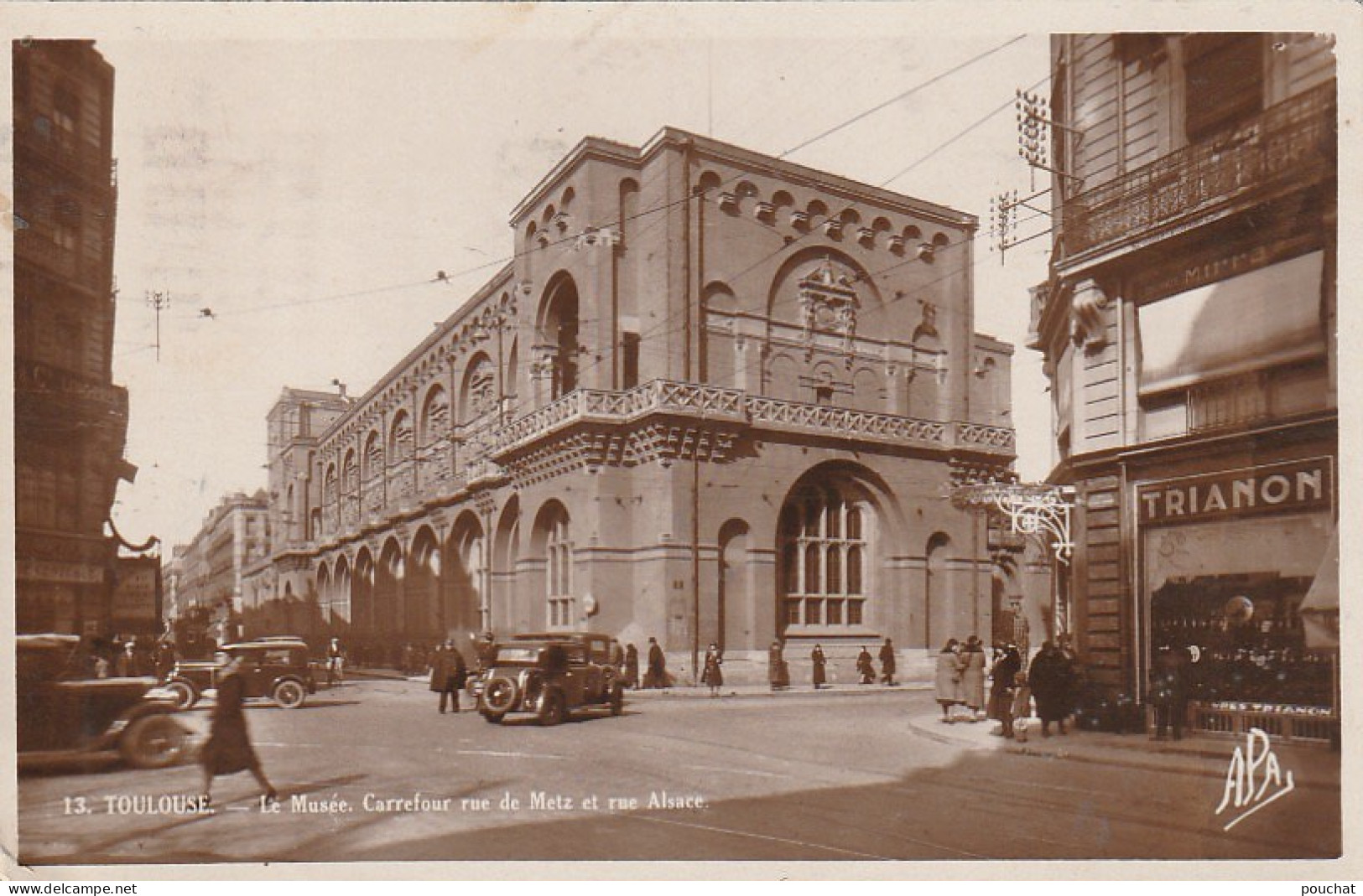 QU 15-(31) TOULOUSE - LE MUSEE - CARREFOUR RUE DE METZ ET RUE ALSACE - 2 SCANS - Toulouse