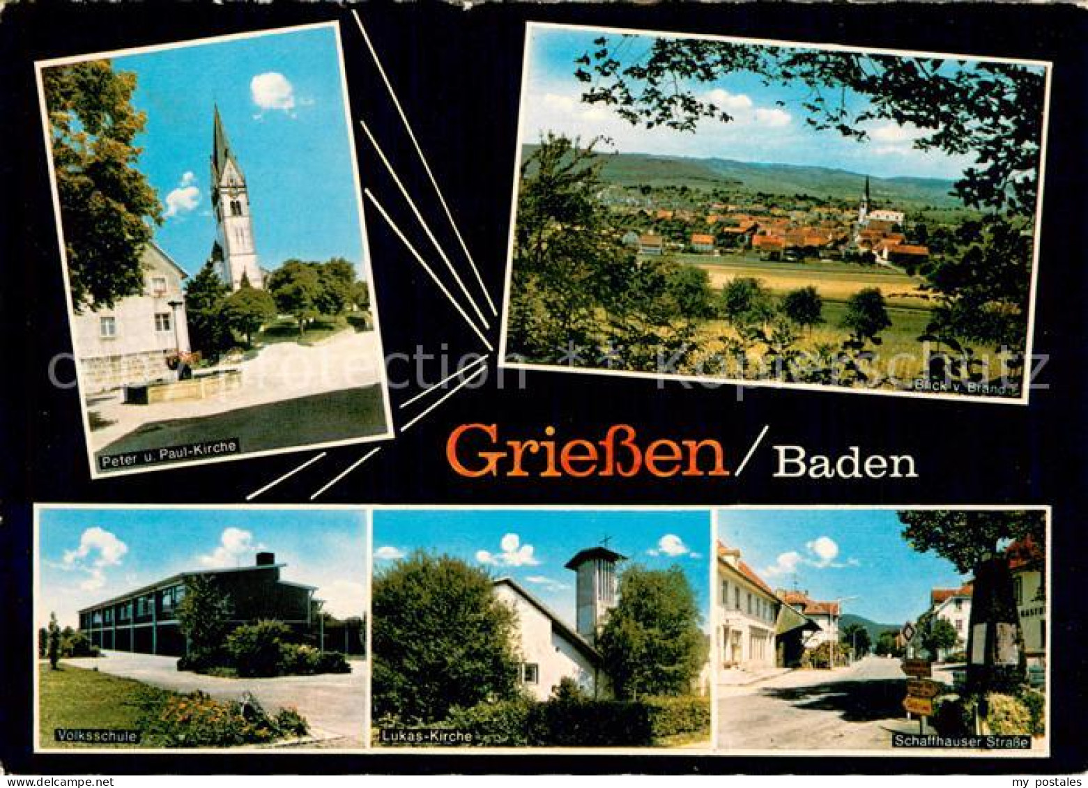 73723867 Griessen Klettgau Peter Und Paul Kirche Blick Vom Brand Schule Lukas-Ki - Other & Unclassified