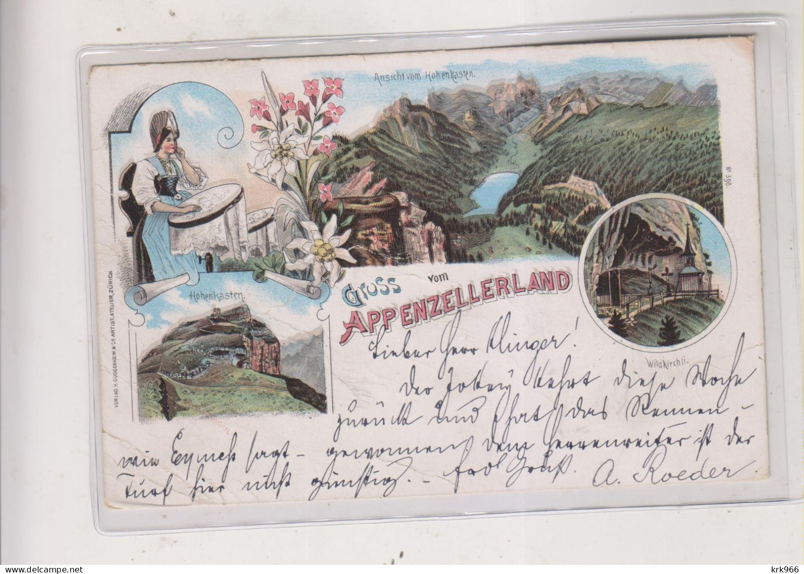 SWITZERLAND APPENZELL APPENZELLERLAND Nice Postcard - Appenzell
